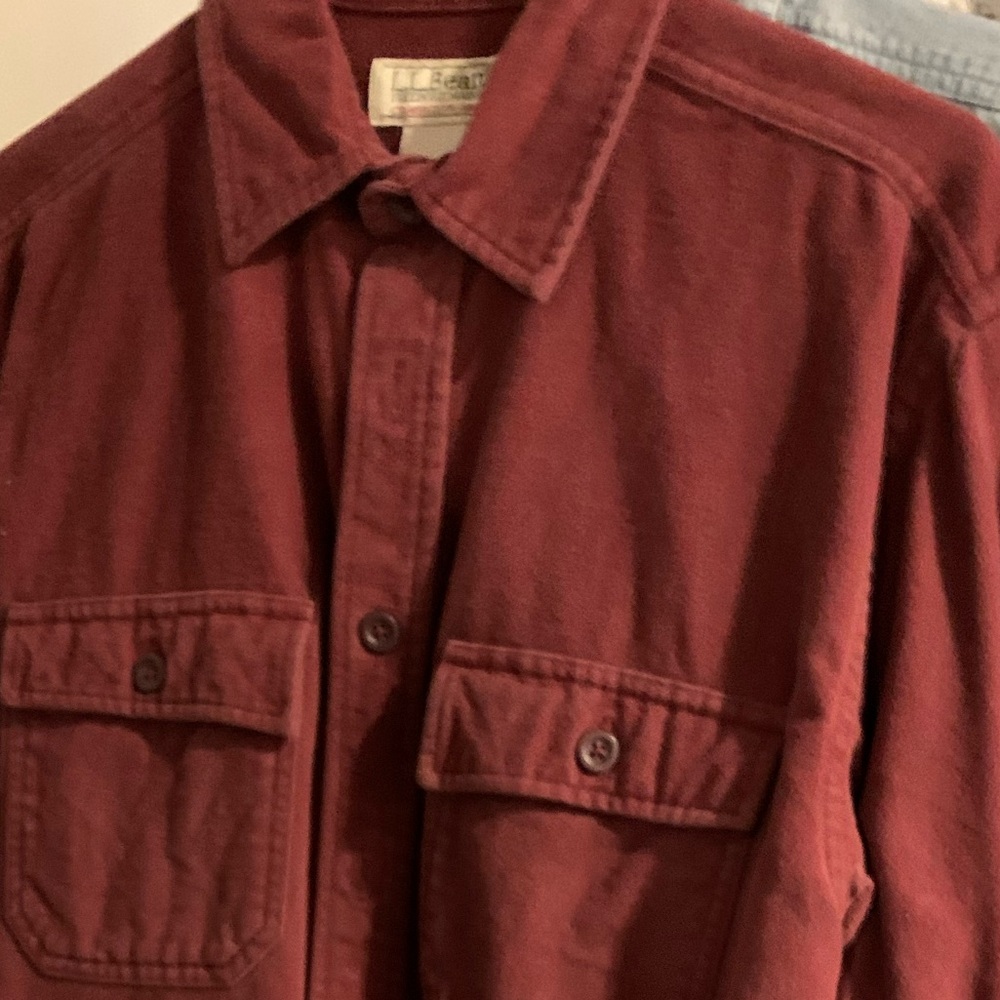 bundle of 5 LL Bean chamois shirts